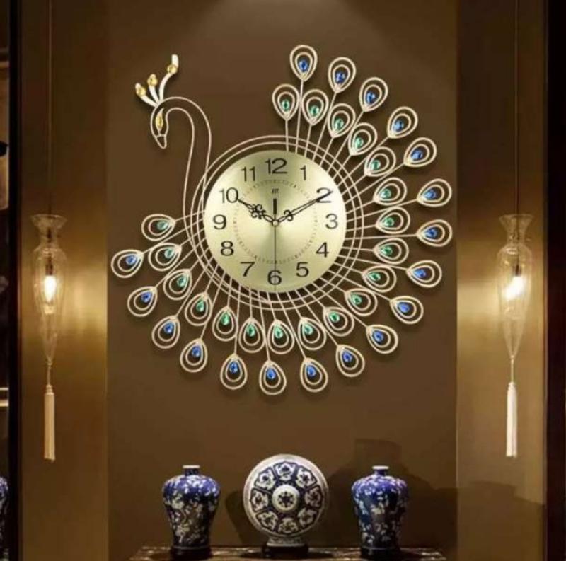 Peacock Clock Design